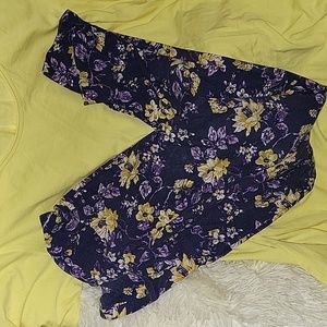 LuLaRoe Floral Tall & Curvy Leggings (12-18)